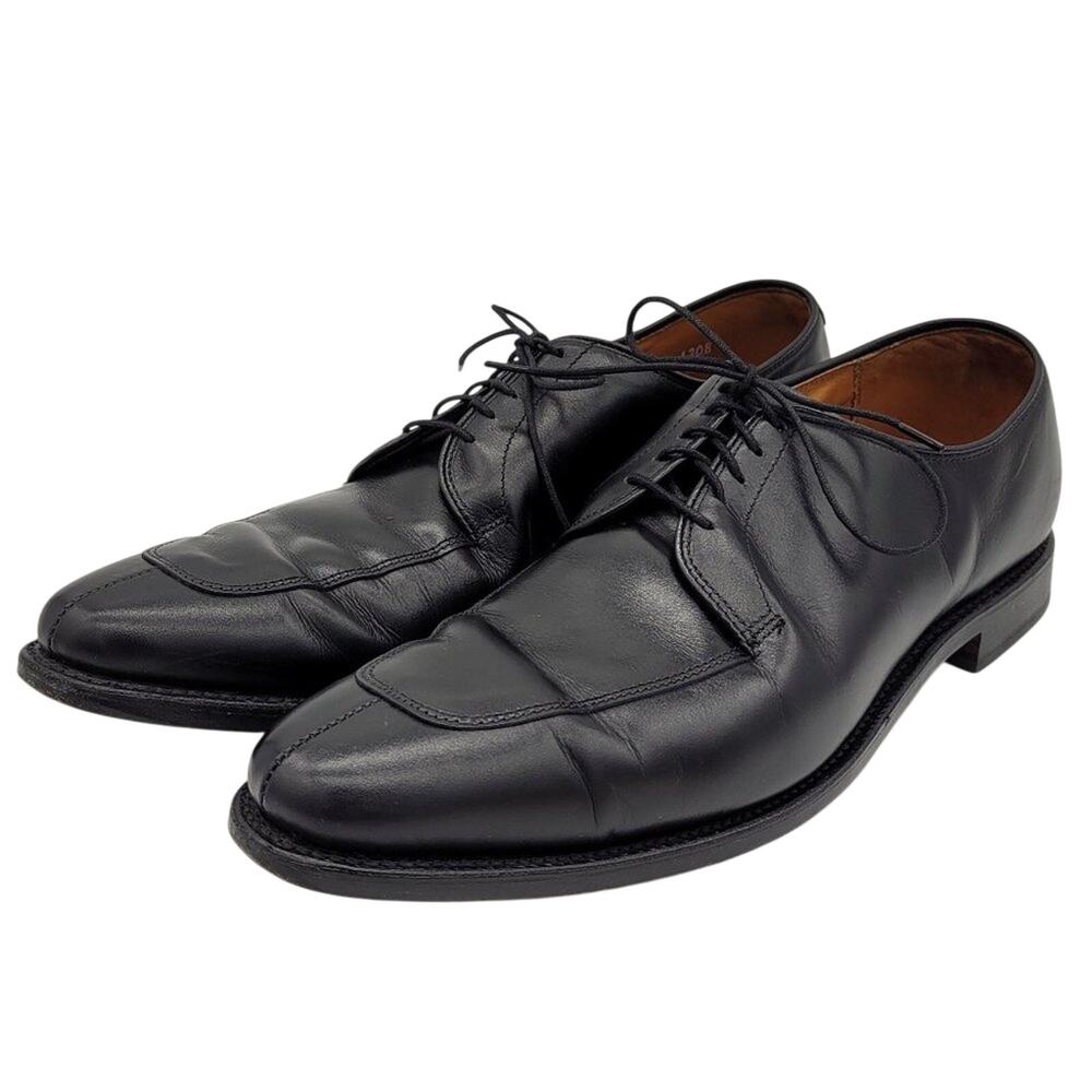 ALLEN EDMONDS Delray Split-Toe Lace-Up Oxfords Shoes Black - Size 12 AA